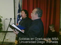 solistas en graduación